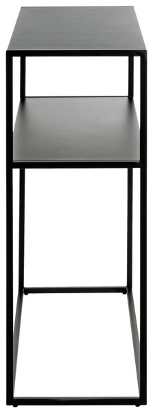 KONZOLOVÝ STOLÍK, čierna, kov, 80/30/80 cm - Online Only obývacie izby, Online Only