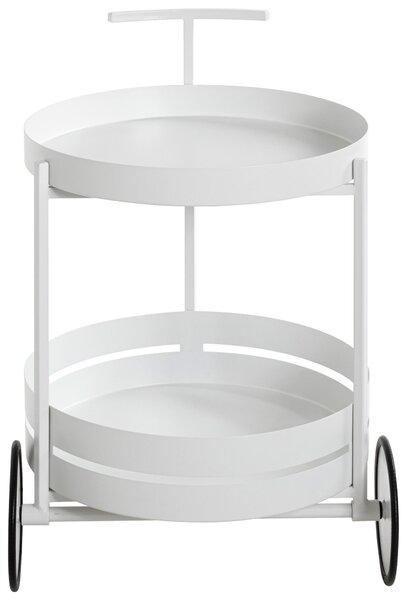 SERVÍROVACÍ VOZÍK, biela, 42/42/62 cm - Barový nábytok, Online Only