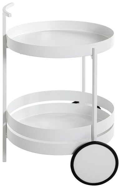 SERVÍROVACÍ VOZÍK, biela, 42/42/62 cm - Barový nábytok, Online Only