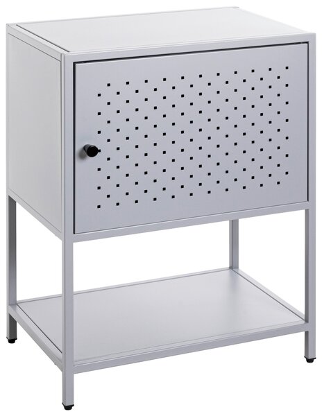 NOČNÝ STOLÍK, sivá, 45/60/30 cm - Nočné stolíky, Online Only