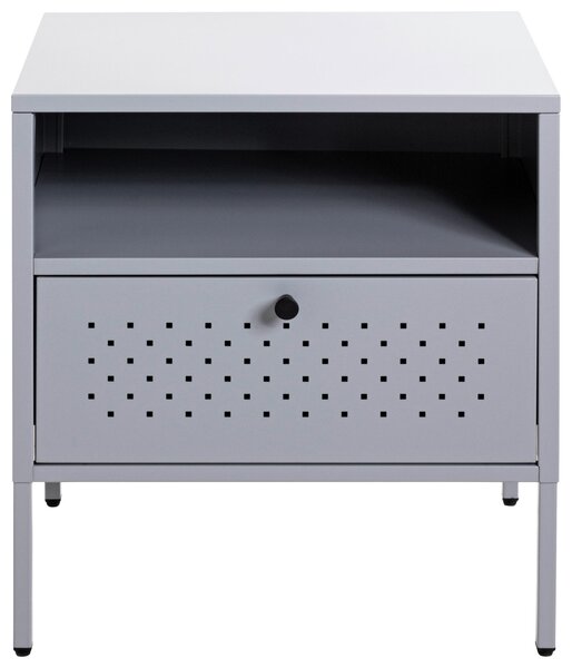 NOČNÝ STOLÍK, sivá, 45/50/35 cm - Nočné stolíky, Online Only