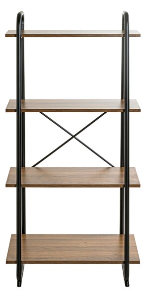 REGÁL, čierna, farba duba, 60/128/36 cm Carryhome - Online Only drobný nábytok, Online Only