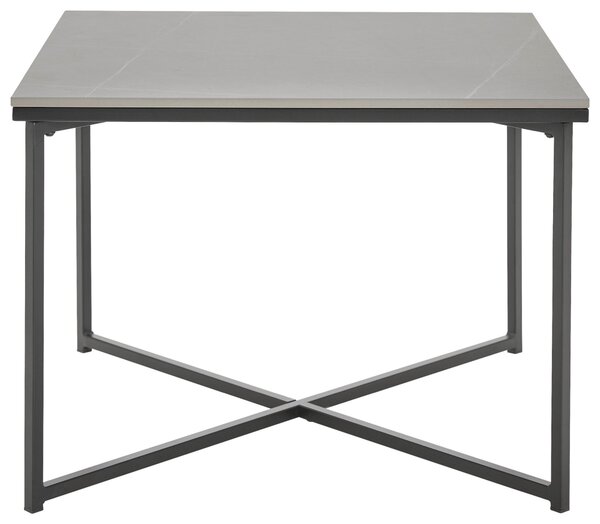 KONFERENČNÝ STOLÍK, sivá, čierna, kov, keramika, 60/43/60 cm Livetastic - Stolíky do obývačky, Online Only