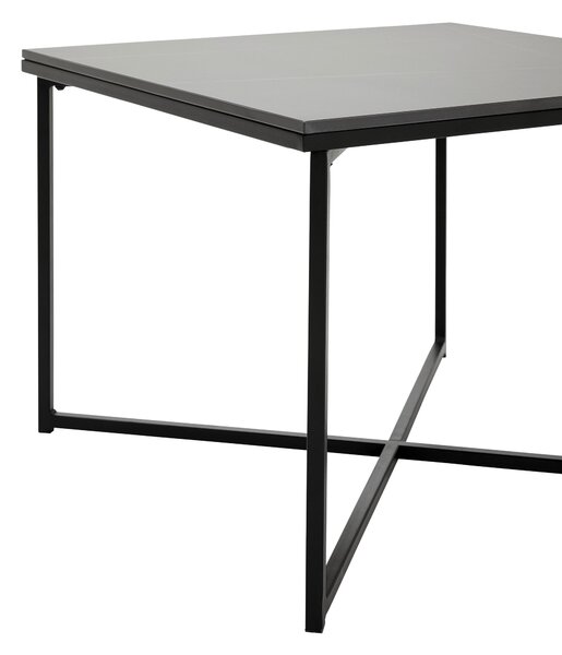 KONFERENČNÝ STOLÍK, čierna, kov, keramika, 60/43/60 cm Livetastic - Stolíky do obývačky, Online Only