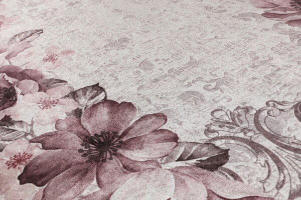 ASIR Koberec 160 x 230 PINK béžová, červená