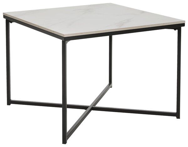 KONFERENČNÝ STOLÍK, čierna, biela, kov, keramika, 60/43/60 cm Livetastic - Stolíky do obývačky, Online Only