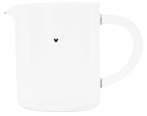 Sklenený džbánik Black Heart