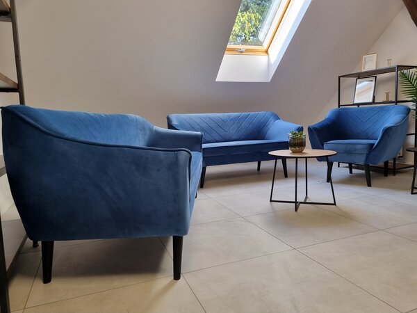 SEDACIA ZOSTAVA DARIO 3 + 2 + 1 Royal Velvet S 21 ŠEDÁ SKLADOM