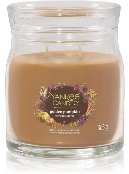Yankee Candle Golden Pumpkin vonná sviečka Signature 368 g