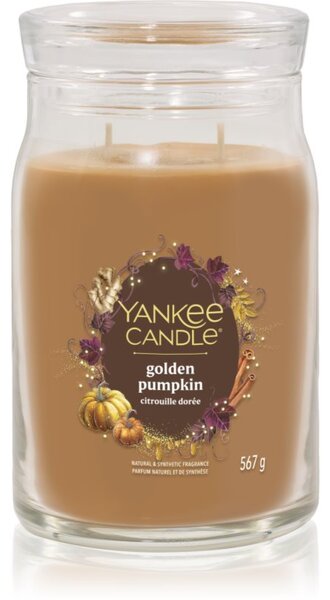 Yankee Candle Golden Pumpkin vonná sviečka Signature 567 g