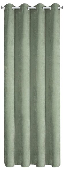 ZÁVES NA KRÚŽKOCH VANI 140X250 CM TMAVOMÄTOVÁ