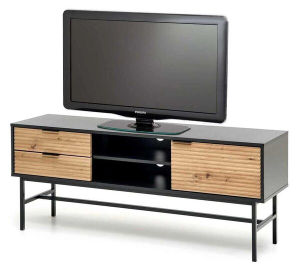 TV stolík Murano, dub artisan / čierna