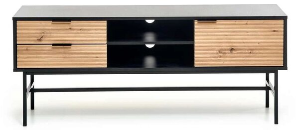 TV stolík Murano, dub artisan / čierna