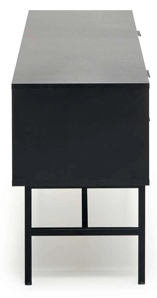 TV stolík Murano, dub artisan / čierna
