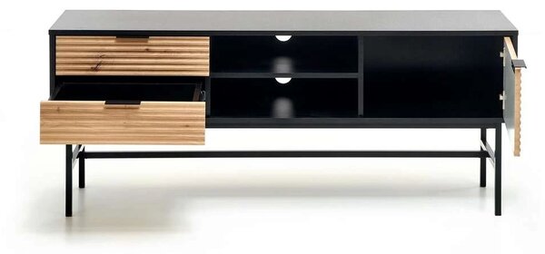 TV stolík Murano, dub artisan / čierna