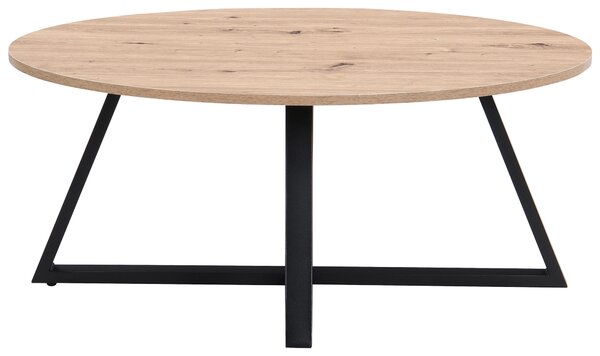 KONFERENČNÝ STOLÍK, čierna, dub artisan, kov, kompozitné drevo, 90/70/39 cm Boxxx - Stolíky do obývačky, Online Only