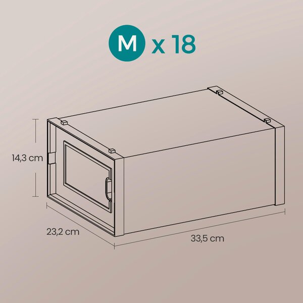 BOX NA TOPÁNKY, 33,3/14/23 cm - Online Only drobný nábytok, Online Only