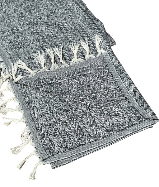 Sendia Textil ELVORA MODRÁ- Prehoz na posteľ 240x260 CM