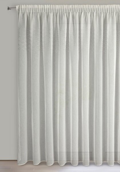 ZÁCLONA NA PÁSKE KLEO 350X270 CM BIELA