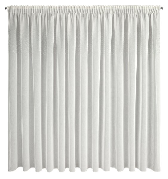 ZÁCLONA NA PÁSKE KLEO 350X270 CM BIELA