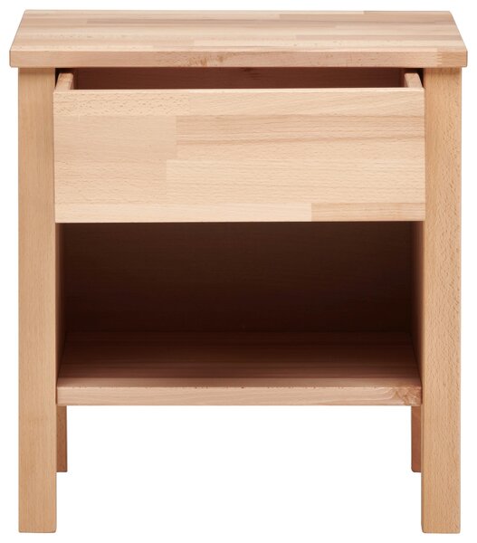 NOČNÝ STOLÍK, jadrový buk, jadrový buk, 47/49/37 cm MID.YOU - Online Only spálne, Online Only