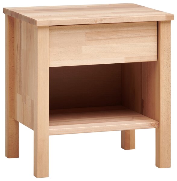 NOČNÝ STOLÍK, jadrový buk, jadrový buk, 47/49/37 cm MID.YOU - Online Only spálne, Online Only