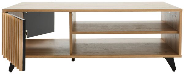 KONFERENČNÝ STOLÍK, čierna, farba duba, kov, kompozitné drevo, 110/60/39 cm MID.YOU - Stolíky do obývačky, Online Only
