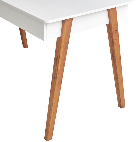 PÍSACÍ STÔL, biela, farba duba, 120/60/76 cm MID.YOU - Online Only kancelárie, Online Only