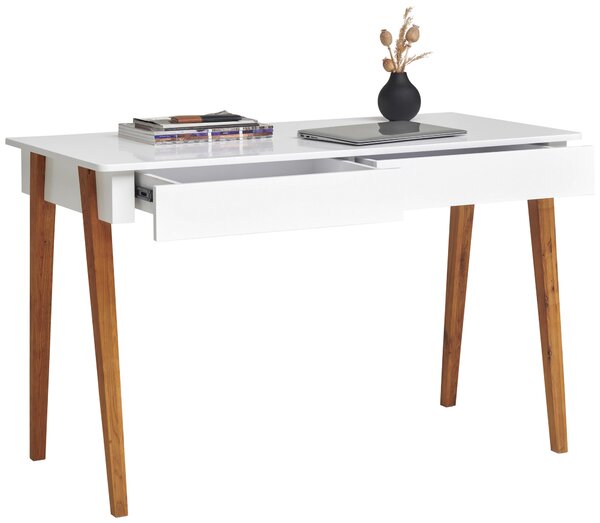 PÍSACÍ STÔL, biela, farba duba, 120/60/76 cm MID.YOU - Online Only kancelárie, Online Only