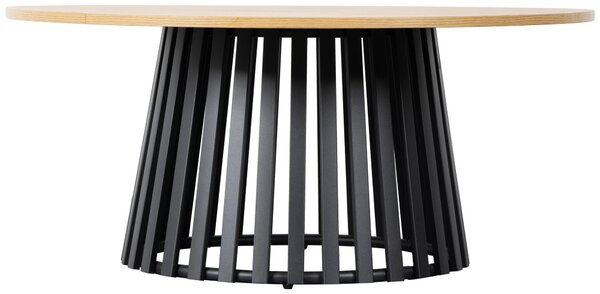 KONFERENČNÝ STOLÍK, čierna, farba duba, kov, kompozitné drevo, 80/80/40 cm Boxxx - Stolíky do obývačky, Online Only
