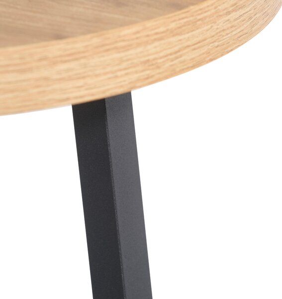 PRÍRUČNÝ STOLÍK, čierna, dub artisan Xora - Stolíky do obývačky, Online Only
