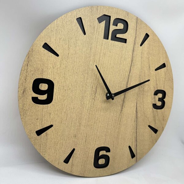 KMDESING | Drevené nástenné hodiny - Linea Wood
