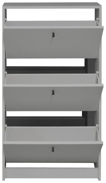 VÝKLOPNÁ SKRINKA NA TOPÁNKY, sivá, 60/104/16 cm Xora - Online Only drobný nábytok, Online Only