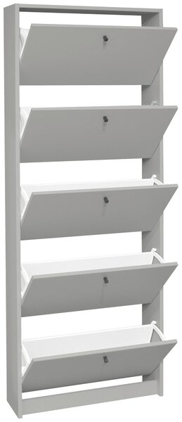 VÝKLOPNÁ SKRINKA NA TOPÁNKY, sivá, 60/168/16 cm Xora - Online Only drobný nábytok, Online Only