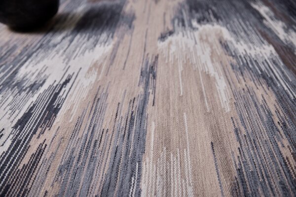 Diamond Carpets India , Ručne viazaný kusový koberec Apollo DESP P92 Charcoal, 80x150, šedá, chodba / predsieň