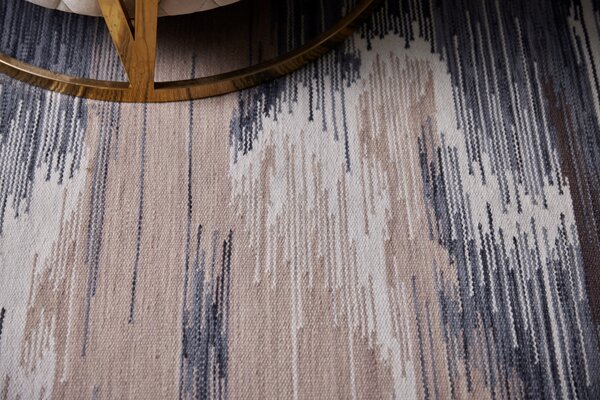 Diamond Carpets India , Ručne viazaný kusový koberec Apollo DESP P92 Charcoal, 80x150, šedá, chodba / predsieň