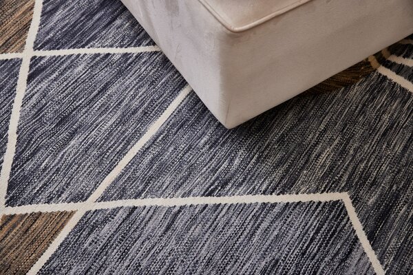 Diamond Carpets India , Ručne viazaný kusový koberec DaVinci's Ermine DESP P93 Mix, 80x150, šedá, chodba / predsieň