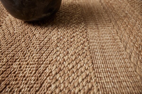Diamond Carpets India , Ručne viazaný kusový koberec Golden Rugtriever DESP P94 Golden, 80x150, hnedá, chodba / predsieň