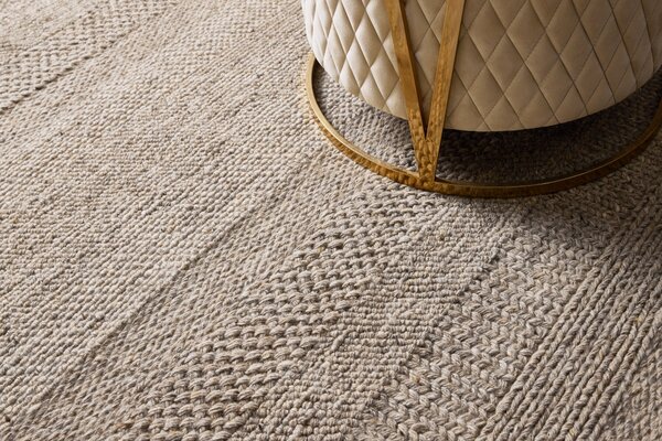 Diamond Carpets India , Ručne viazaný kusový koberec Mojave DESP P54 Sand, 80x150, béžová, chodba / predsieň