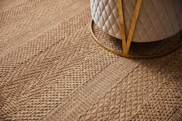 Diamond Carpets India , Ručne viazaný kusový koberec Golden Rugtriever DESP P94 Golden, 80x150, hnedá, chodba / predsieň