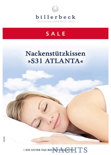 OPORNÝ ŠIJOVÝ VANKÚŠ 40/80 cm Billerbeck - Online Only spálne, Online Only