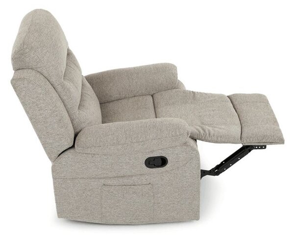TV-4086 LAN2, Elegantné polohovacie kreslo, manuálne ovládanie, béžová, látka