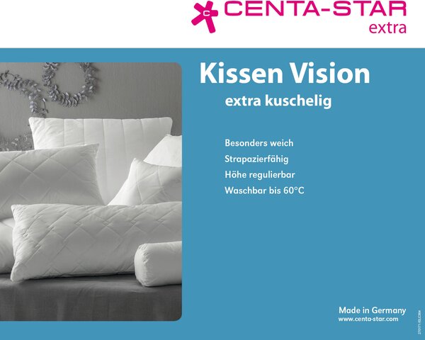 VANKÚŠ POD HLAVU, 40/60 cm Centa-Star - Prikrývky & vankúše, Online Only