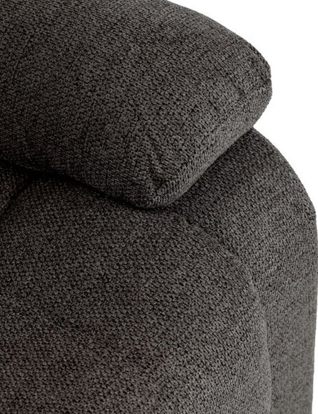 Elegantné polohovacie kreslo, manuálne ovládanie, sivá, látka (a-4086 sivé)