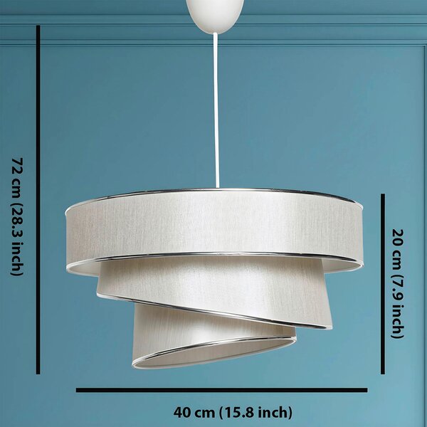 ZÁVESNÉ SVIETIDLO, 40/72 cm P & B - Online Only bytové doplnky, Online Only