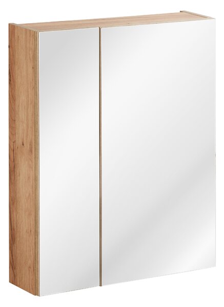 Comad Zrkadlová skrinka bez osvetlenia Capri Oak 60 dub zlatý craft