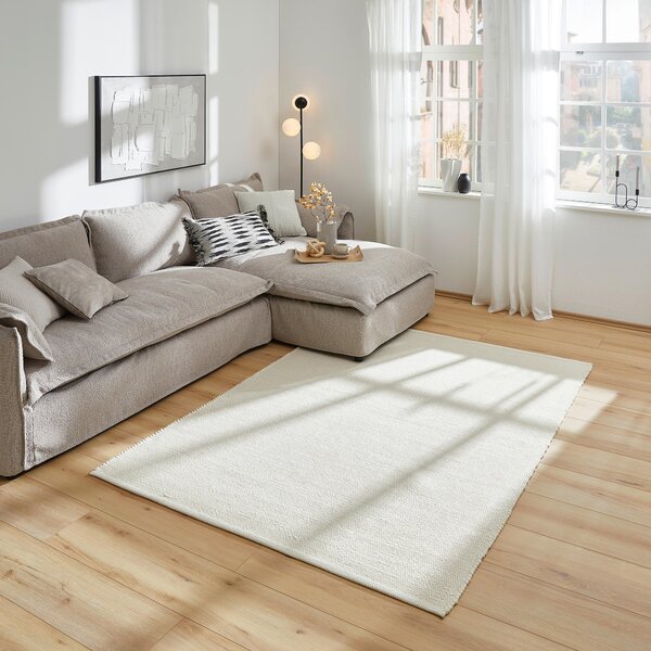 RUČNE TKANÝ KOBEREC, 60/110 cm biela Linea Natura - Online Only bytové doplnky, Online Only