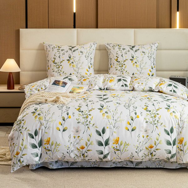 Obliečky z mikrovlákna CITRUS GARDEN biele Rozmer obliečky: 70 x 90 cm | 140 x 220 cm
