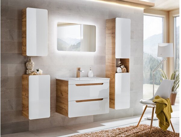 Kúpeľňový komplet ARUBA White 80/2