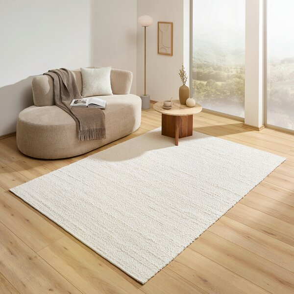 RUČNE TKANÝ KOBEREC, 70/140 cm biela Linea Natura - Online Only bytové doplnky, Online Only